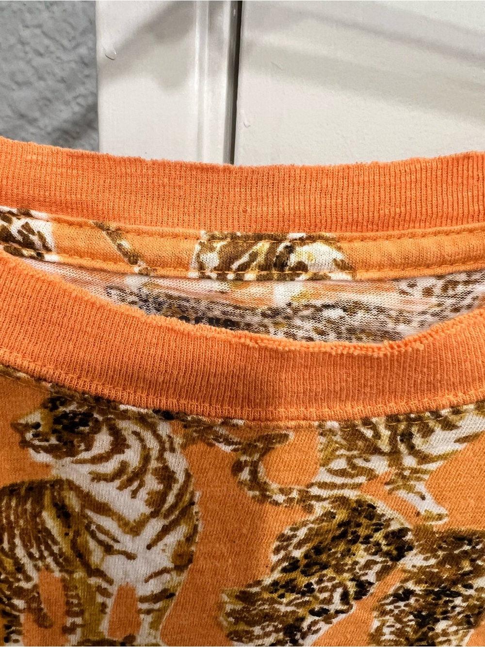 Maeve by Anthropologie Big Cat Print Boxy Tee - Picture 5 of 7